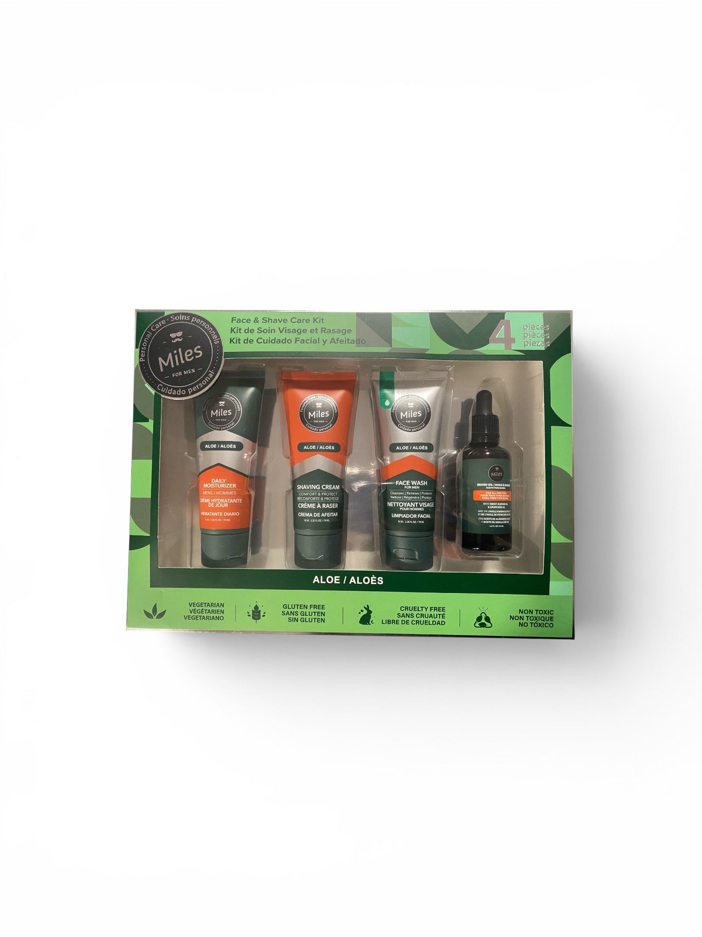 Miles FOR MEN Face and Shave Care Kit